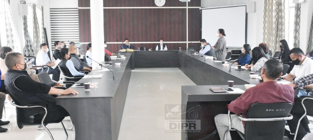 Kohima District Planning and Development Board meeting held at DPDB Conference Hall on March 15. (DIPR Photo)